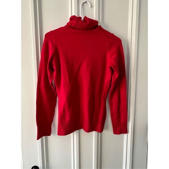 French connection bright red/pink turtleneck sweater XS - Picture 2 of 4